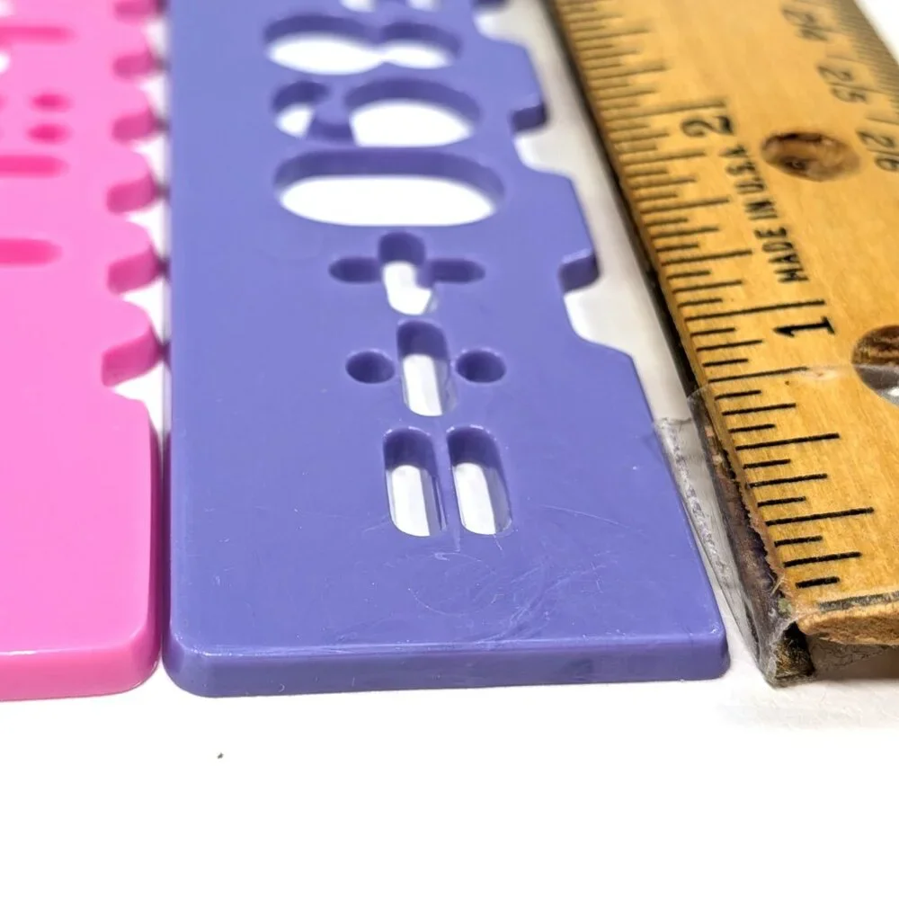 Crayola (3) Stencils binder holes & other stencils